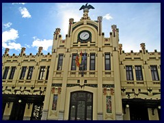 Estació del Nord 08 - Main entrance in art nouveau style. The station opened in 1917. Within Temptation once perfomened there.